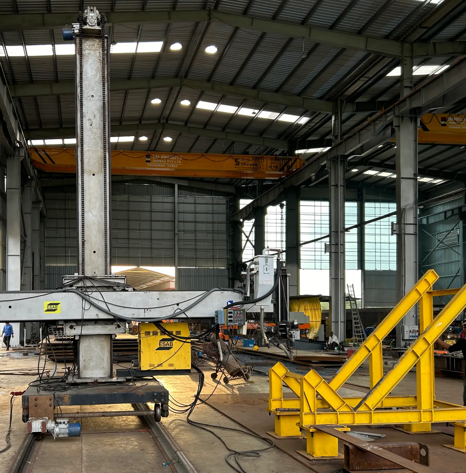 SAW welding manipulator at the Palghar works